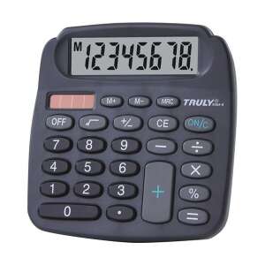Truly 808A-8 Asztali Számológép - 8 jegyű, Nagy Kijelző, Napelemes