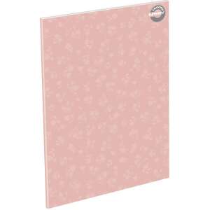 T-Creatív A4-es füzet barack rózsaszín borítóval és apró virágmintával - T-Creativ