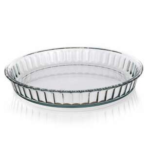 SIMAX hőálló üveg sütőtál, pite sütőforma, 28x4 cm - Simax