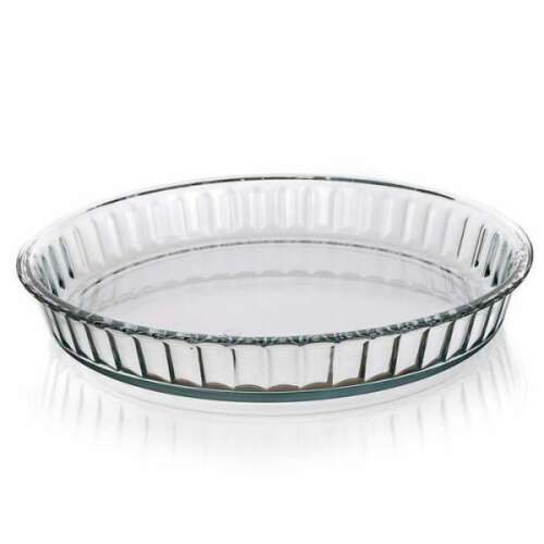 SIMAX hőálló üveg sütőtál, pite sütőforma, 28x4 cm