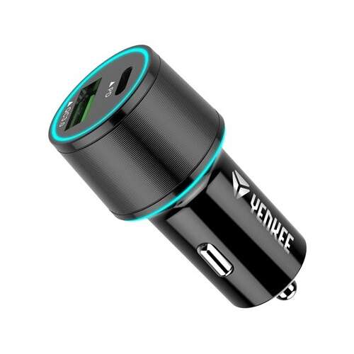 Încărcător auto Yenkee YAC 2142 cu Quick Charge 3.0 și Power Delivery