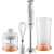 Sencor SHB 4378WH Hand Blender Set, white, with chopper, whisk and blender cup