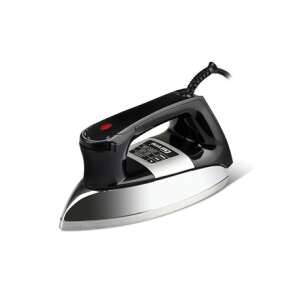 Girmi ST91 Dry Iron with Aluminum Soleplate, Black - Steam Cleaner, Sewing Machine, Steam Station, Steam iron, Iron and Cleaning Machine