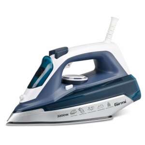 Girmi ST61 2200W Dampfbügeleisen mit Keramik-Bügelsohle, blau und weiß - Girmi