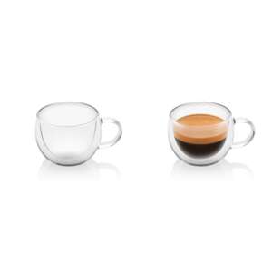 Eta dvostruko stijenjene čaše za espresso, set od 2, 80 ml - Čaša