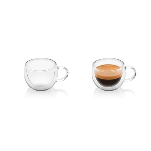 Eta double-walled espresso glasses, set of 2, 80 ml