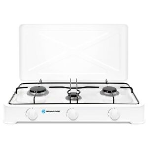 Novacook O300 Gas hob, 60,2 cm, 3 cooking zones, White