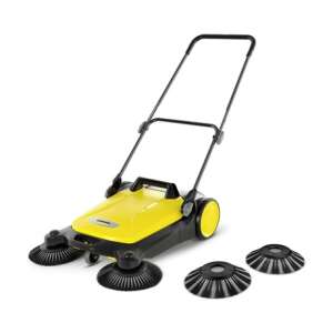 Karcher S 4 Twin 2 v 1 ručná metla, žltá a čierna, s tromi kefami - Zametacie stroje