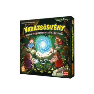 Krabica s hrou Varázsösvény, zábavná rodinná hra, kde staviate magickú cestu a snažíte sa uniknúť z močiara - Keller&Mayer