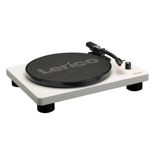 Lenco LS-50GY lemezjátszó beépített hangszórókkal, fehér
