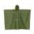 Wymiary zielonego poncho przeciwdeszczowego: 127 cm x 100 cm.