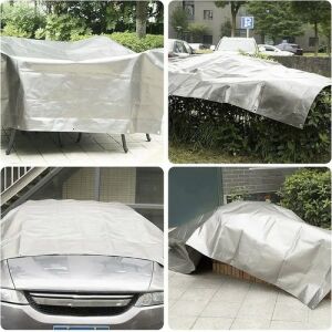 Tarpaulin blanket, grey, 3x4 m