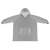 Gray oversized hoodie blanket with a kangaroo pocket