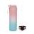 Motivational water bottle with time markers and straw, pink and blue ombre, 1 liter, 32 oz, Trizand, disassembled