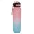 Motivációs kulacs 1 liter pink blue, motivational water bottle with time tracker