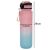 1 Liter Motivational Water Bottle, Pink/Blue 108684873