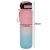 1 Liter Motivational Water Bottle, Pink/Blue 108684873