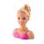 Barbie styling head with blonde hair, pink top, necklace, and accessories for styling hair