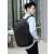 Man wearing Trizand 38L black backpack