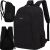 Trizand 38L black backpack angled view collage