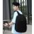 Man wearing Trizand 38L black backpack