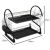 Two-Tier Dish Drying Rack, Black 134153786