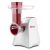 Girmi GT45 Electric Grater in red and white, angled view