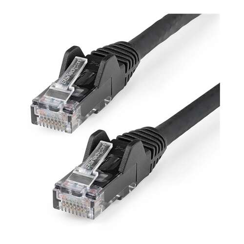 StarTech N6LPATCH2MBK Cat6 UTP hálózati kábel, fekete, 2 méter