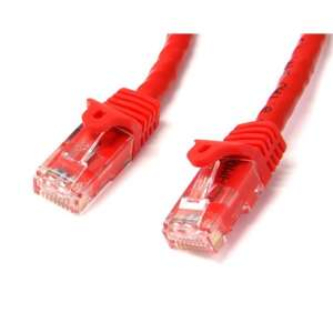 StarTech N6PATC3MRD 3 méteres piros Cat6 UTP hálózati kábel - Startech