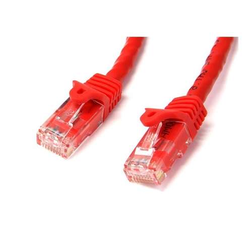 StarTech N6PATC3MRD 3 méteres piros Cat6 UTP hálózati kábel