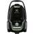 Electrolux UltraOne vacuum cleaner, front view, black and green