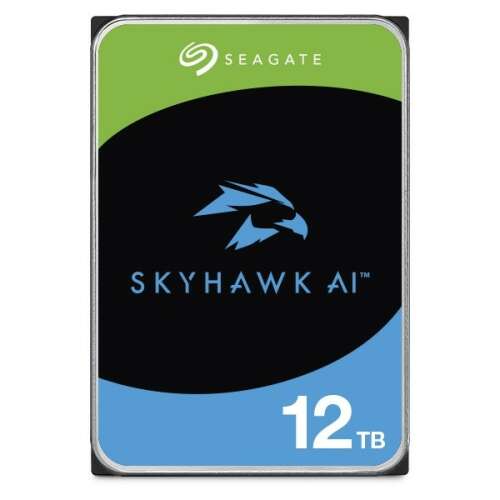 Pevný disk Seagate SkyHawk AI 12TB, 3,5 palca, SATA III, 7200 ot./min, 256MB vyrovnávacia pamäť