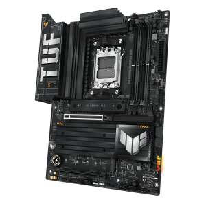 ASUS TUF GAMING X870-PLUS WIFI AMD X870 Socket AM5 ATX Motherboard, schräge Ansicht - Grundplatten