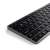 Satechi Slim X1 Bluetooth billentyűzet, fekete és ezüst, billentyűk közeli képe