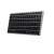 Satechi Slim X1 Bluetooth billentyűzet, fekete és ezüst, ferde nézet