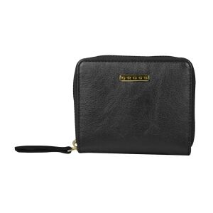 CROSS Insignia fekete bőr cipzáras pénztárca - Férfi pénztárca