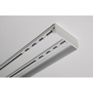 Fedecor Fehér Dupla Függönysín Rendszer - Karnis