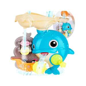 Water squirting bath toy, dolphin with boat and penguins, for kids - Babies & Toddler