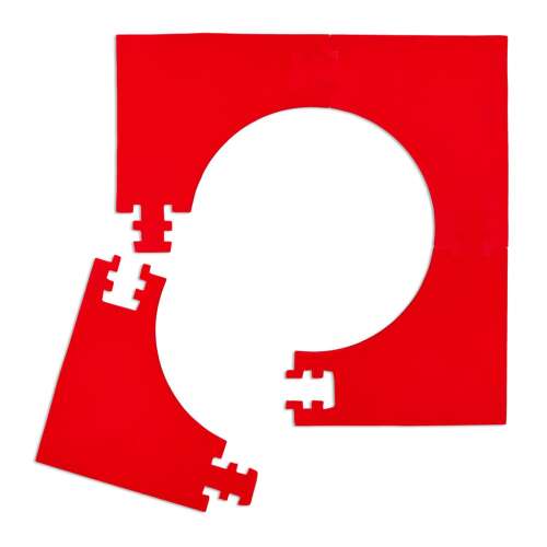 Darts Védőgyűrű - Piros - 71x71 cm