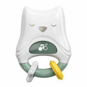 Prim-plan cu zornăitoarea muzicală Chicco Day & Night Owl - Lampi de veghe si proiectoare