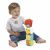 Child playing with Chicco Multi Activity Cubes, stacking and learning
