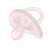 PhysioSoft Silikon-Schnuller für Babys von 0-6 Monaten, rosa Farbe, Seitenansicht