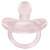 PhysioSoft Silikon-Schnuller für Babys von 0-6 Monaten, rosa Farbe, schräge Ansicht