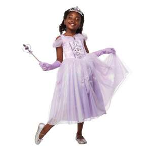 Purple princess costume for girls, includes dress, tiara, and gloves - Rubie's