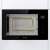 Gorenje BM251SG2BG built-in microwave oven, black, open door, interior view