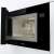 Gorenje BM251SG2BG built-in microwave oven, black, open door, interior view