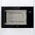 Gorenje BM251SG2BG built-in microwave oven, black, open door, interior view