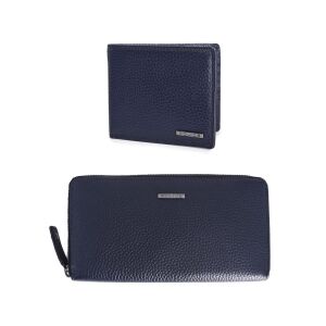 POLICE Faith Bőrtárca Szett - Cipzáras Pénztárca és Kártyatartó - Férfi pénztárca