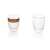 ETA Latte Macchiato Double Walled Glass Set, 350ml, filled and empty