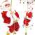 Climbing Santa Claus Christmas decoration, animated, singing, battery operated, close-up